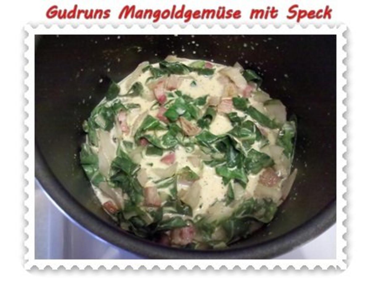 Gemüse: Mangoldgemüse mit Speck - Rezept - Bild Nr. 12