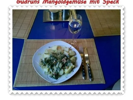 Gemüse: Mangoldgemüse mit Speck - Rezept - Bild Nr. 14