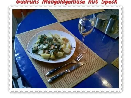 Gemüse: Mangoldgemüse mit Speck - Rezept - Bild Nr. 15