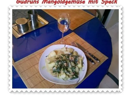 Gemüse: Mangoldgemüse mit Speck - Rezept - Bild Nr. 16