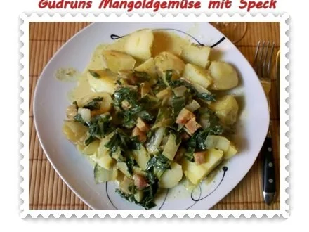 Gemüse: Mangoldgemüse mit Speck - Rezept - Bild Nr. 17