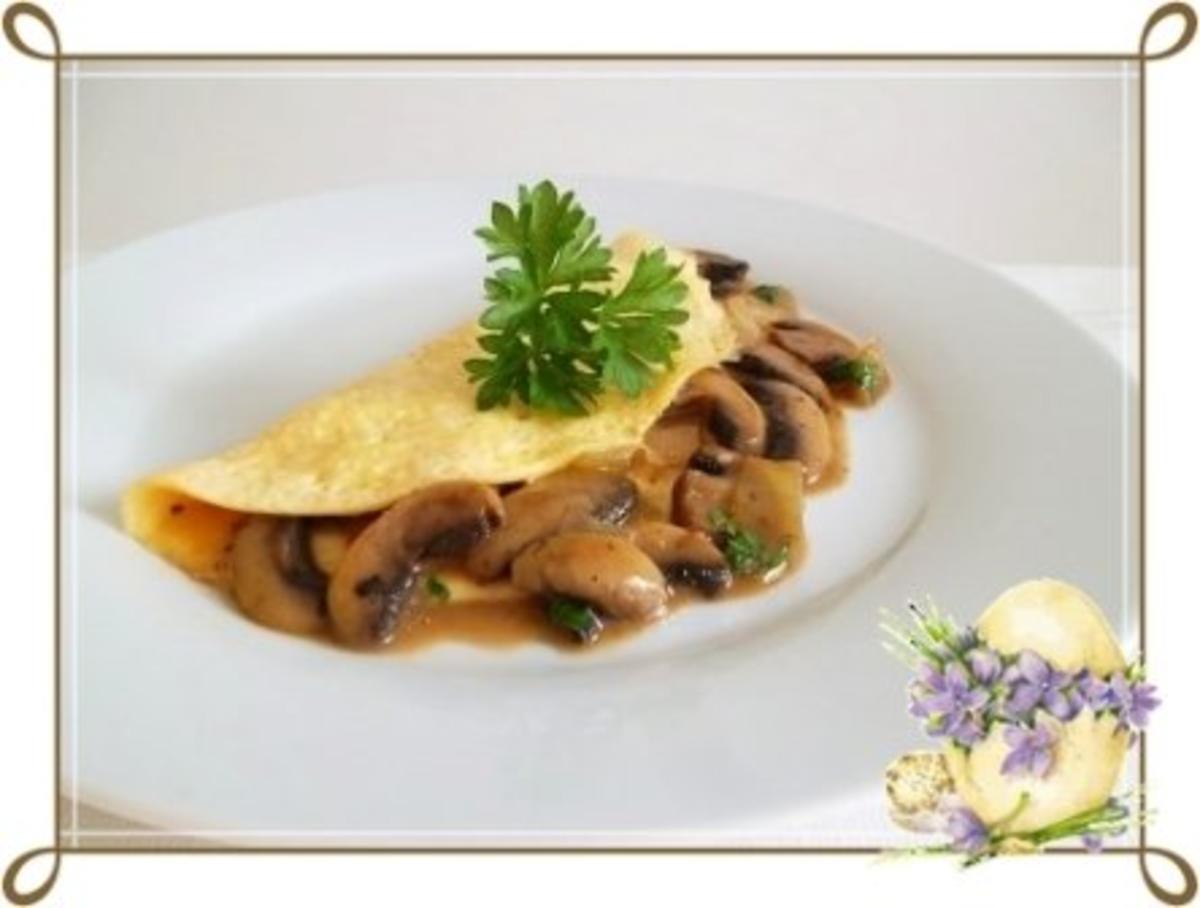 ❀Einladung zum Osterfrühstück ❀ Omelett gefüllt mit Champignons - Rezept - Bild Nr. 19