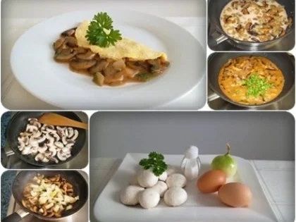 ❀Einladung zum Osterfrühstück ❀ Omelett gefüllt mit Champignons - Rezept - Bild Nr. 18