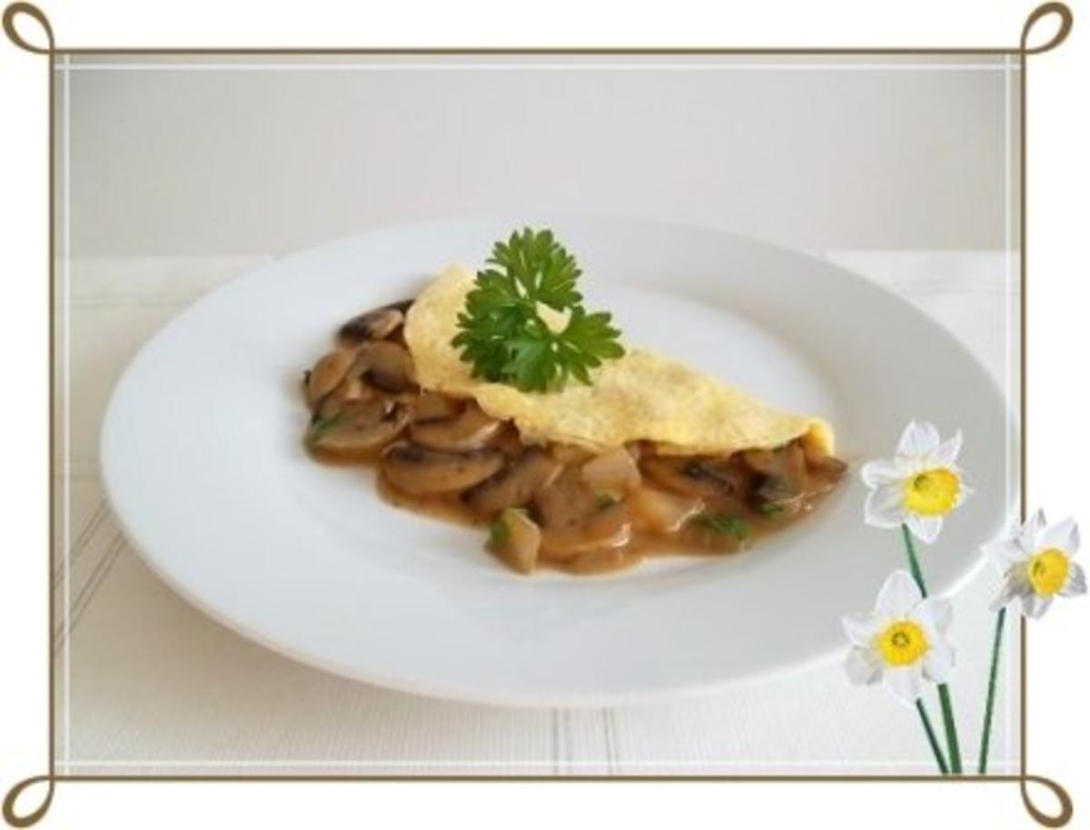 ❀Einladung zum Osterfrühstück ❀ Omelett gefüllt mit Champignons - Rezept - Bild Nr. 21