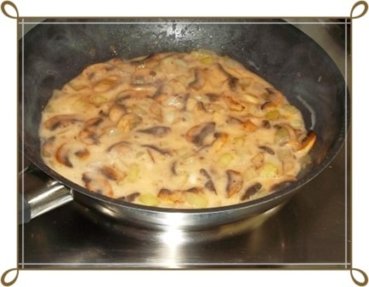 ❀Einladung zum Osterfrühstück ❀ Omelett gefüllt mit Champignons - Rezept - Bild Nr. 11