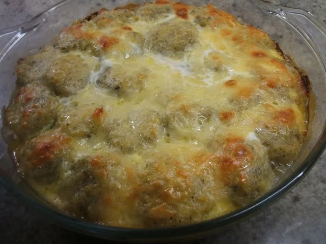 Auflauf: Gnocchiauflauf mit Lachs und Blattspinat - Rezept - Bild Nr. 9