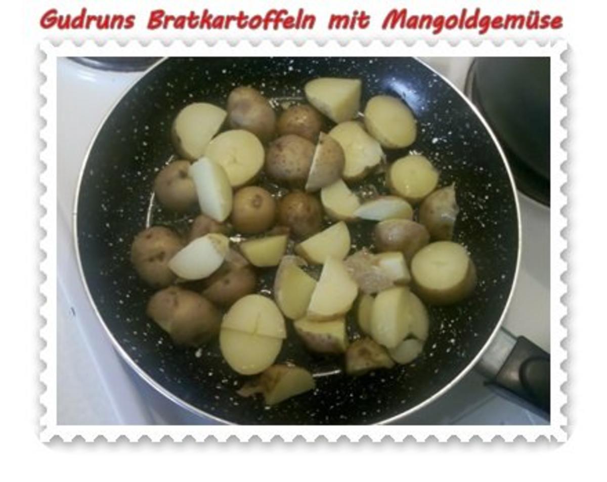 Kartoffeln: Bratkartoffeln mit Mangoldgemüse - Rezept - Bild Nr. 3