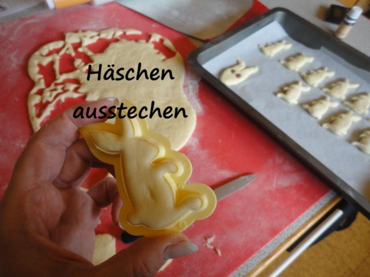Osterhäschen aus Hefe Teig - Rezept - Bild Nr. 3