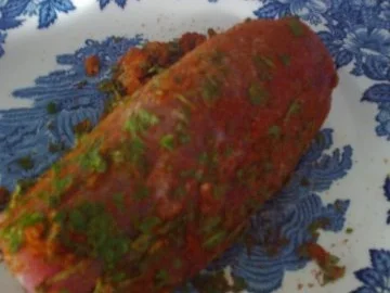 Schweinefilet im Baconmantel mit fruchtiger Weißweinsauce - Rezept - Bild Nr. 2