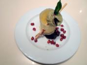 Creme von Ingwer und weißer Schokolade mit Kürbiskernöl-Eis - Rezept