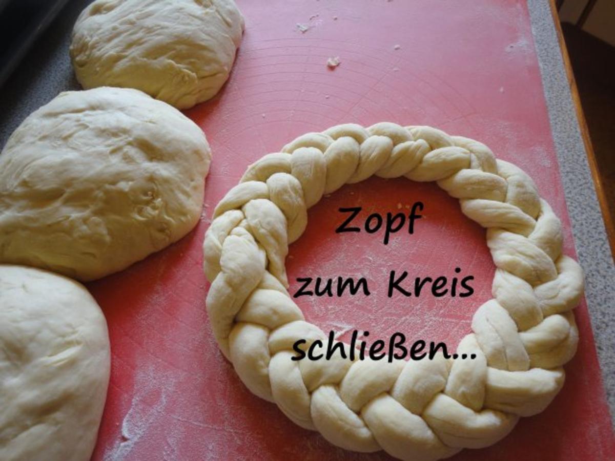 Geflochtener Oster Hefe Kranz - einfach - von emari