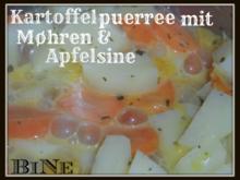 BiNe` S KARTOFFELPUERREE MIT MØHREN & APFELSINE - Rezept