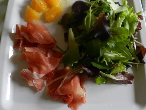 Rezept: Feldsalat mit KnoblauchOrangen Feldsalat mit KnoblauchOrangen - Rezept