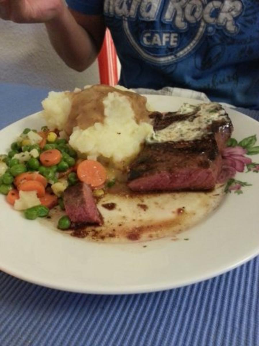 Bilder für Rumpsteak-Naturell gebraten - Rezept