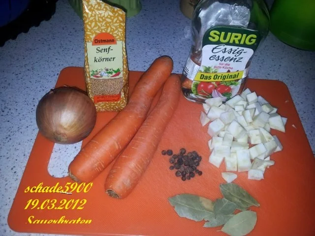 Fleisch: Moni's  Sauerbraten Mariniert - Rezept