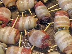 Datteln im Speckmantel - Rezept