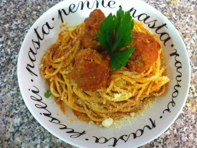 Spaghetti meatballs - Rezept