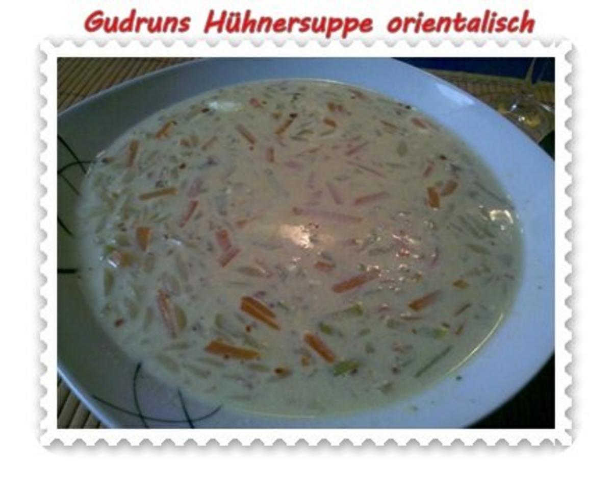 Suppe: Hühnersuppe Orientalisch - Rezept
