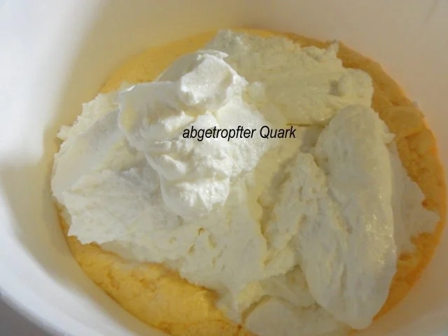 Rührteig:   KÄSEKUCHEN mit Pfirsichen - Rezept - Bild Nr. 4