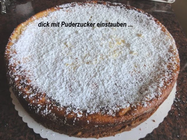 Rührteig:   KÄSEKUCHEN mit Pfirsichen - Rezept - Bild Nr. 8