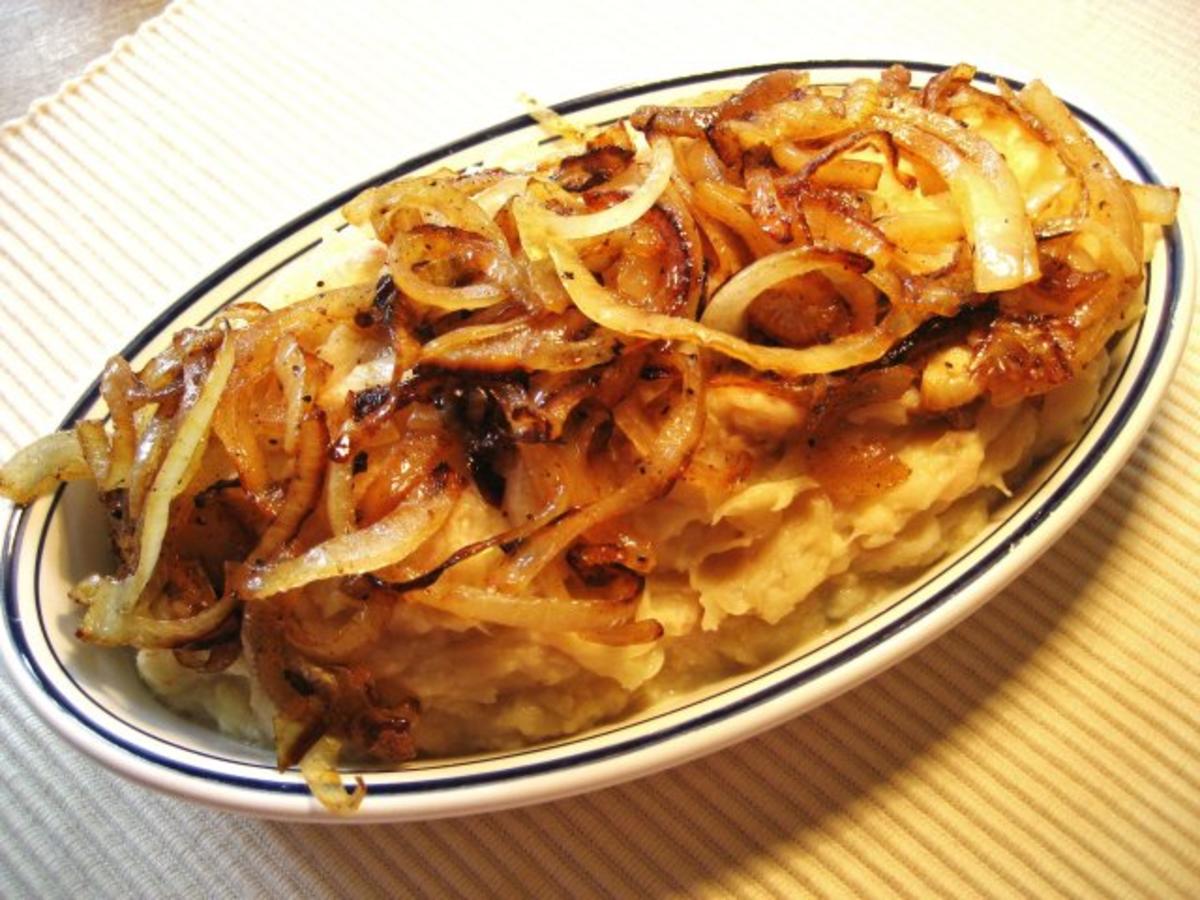 Sauerkraut-Kartoffel-Püree mit viel Zwiebeln - Rezept - Bild Nr. 5