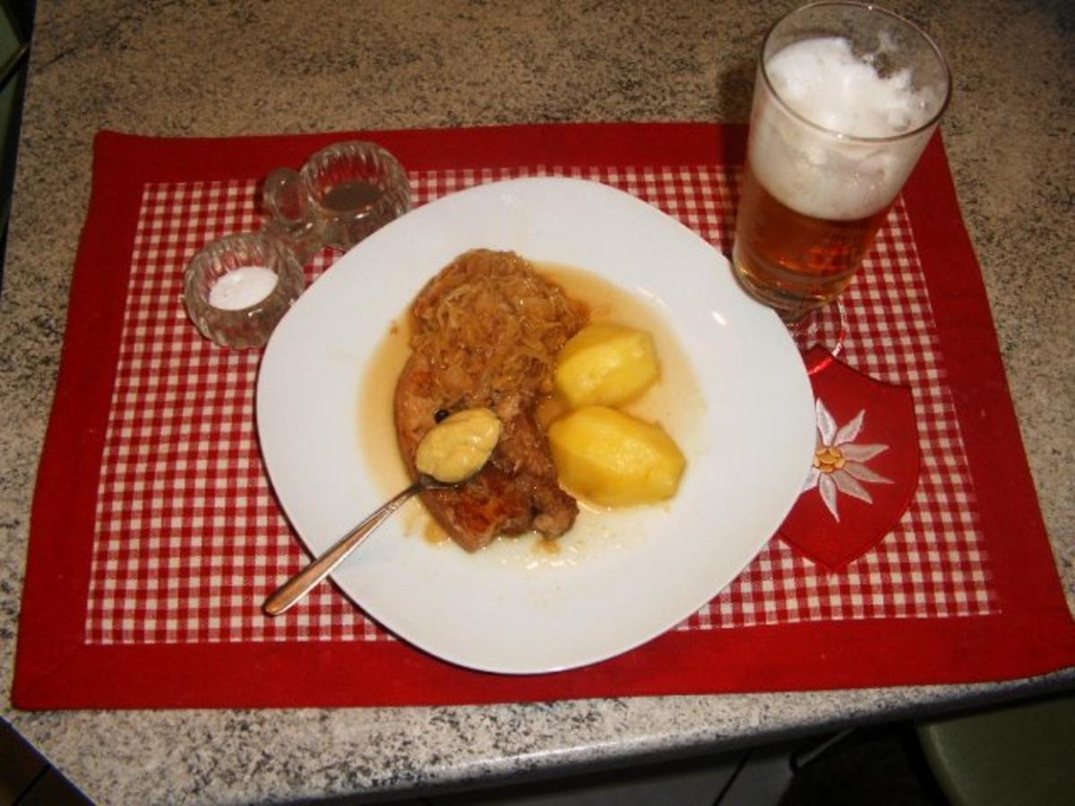 Sauerkraut-Schweinebauch - Rezept