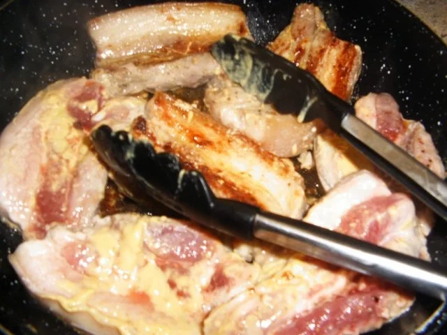 Rezept: Sauerkraut-Schweinebauch Bild Nr. 5 Sauerkraut-Schweinebauch - Rezept - Bild Nr. 5