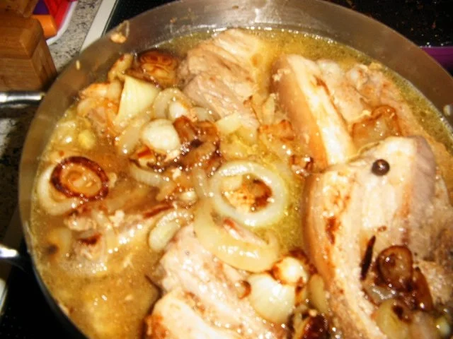 Rezept: Sauerkraut-Schweinebauch Bild Nr. 7 Sauerkraut-Schweinebauch - Rezept - Bild Nr. 7