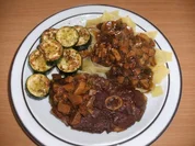 Fleisch: Lamm - Beinscheibe mit Steinpilzen - Rezept