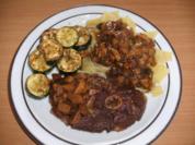 Fleisch: Lamm - Beinscheibe mit Steinpilzen - Rezept