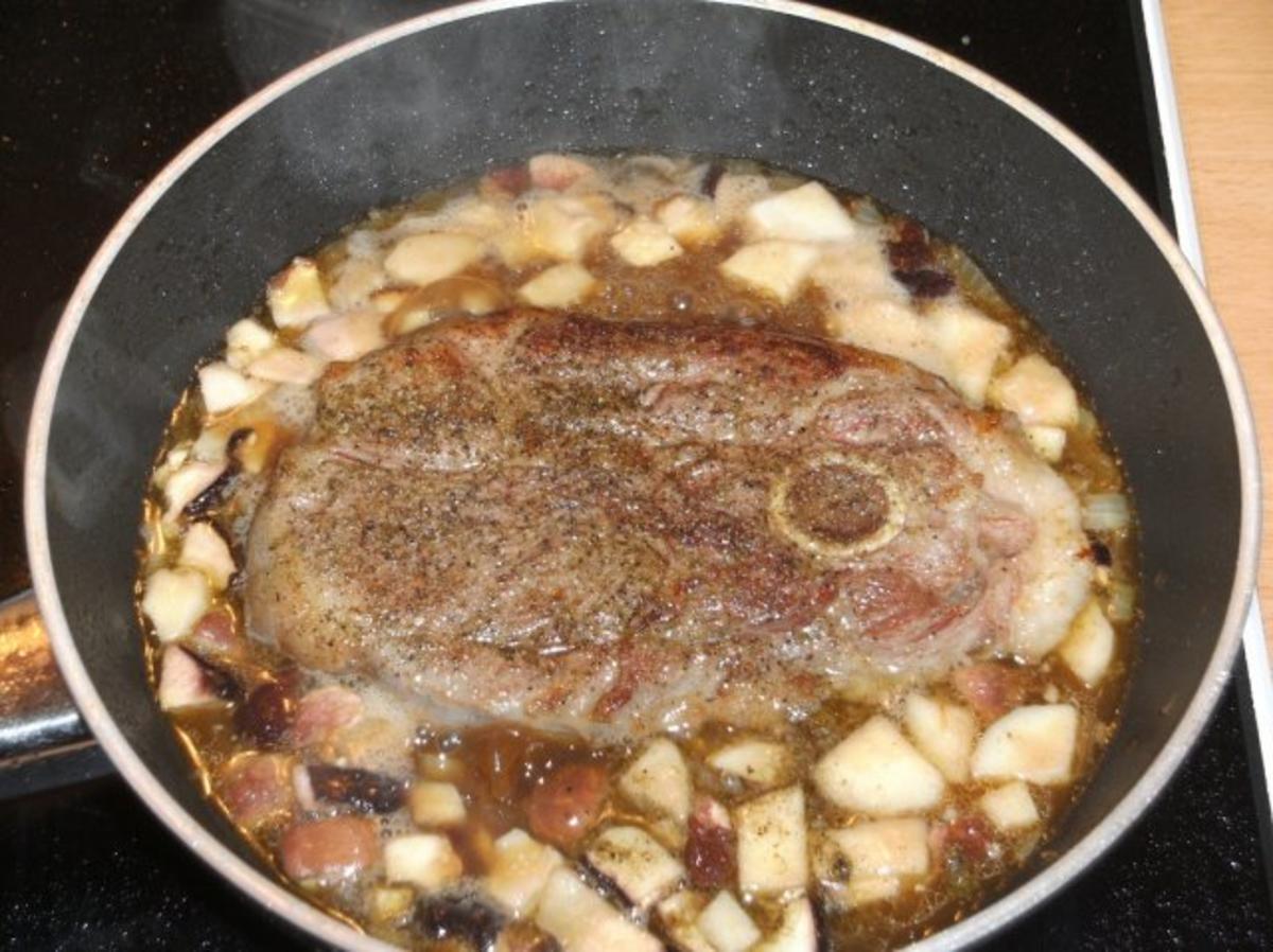 Fleisch: Lamm - Beinscheibe mit Steinpilzen - Rezept - Bild Nr. 6