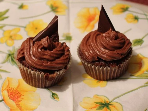 Rezept: Schoko-Nutella-Cupcakes Schoko-Nutella-Cupcakes - Rezept