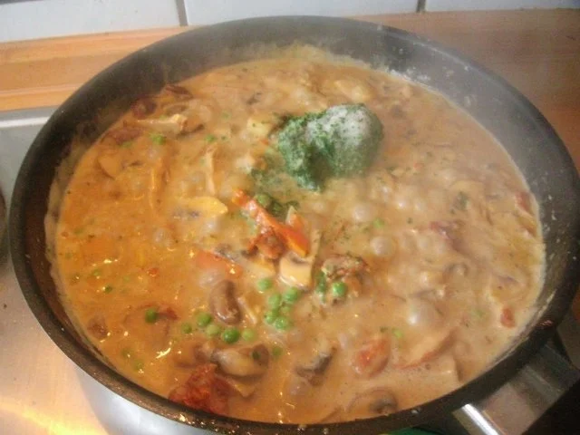 Hähnchennudeln mit Möhrenrohkost - Rezept - Bild Nr. 11