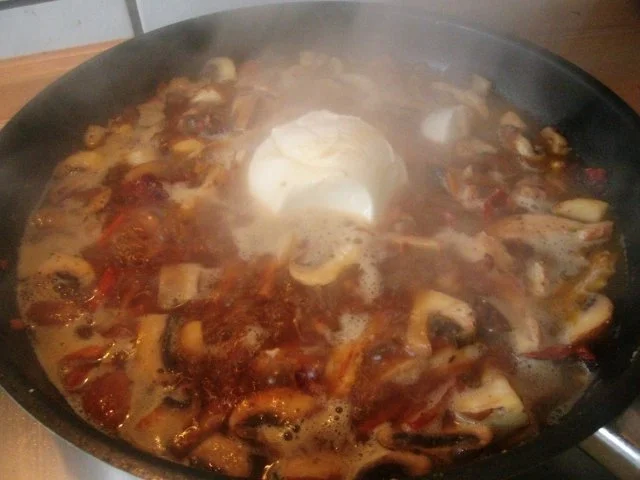 Hähnchennudeln mit Möhrenrohkost - Rezept - Bild Nr. 9