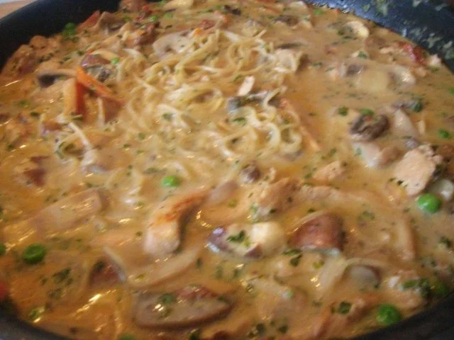 Hähnchennudeln mit Möhrenrohkost - Rezept - Bild Nr. 12