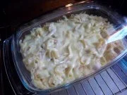 Bandnudeln-Schinken-Auflauf - Rezept