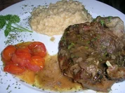 Rezept: Ossobuco alla milanese (Kalbshaxe nach Mailänder Art) Ossobuco alla milanese (Kalbshaxe nach Mailänder Art) - Rezept