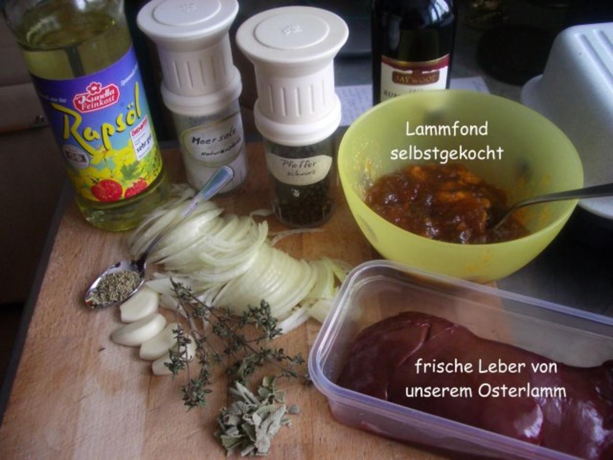 Lammleber Geschnetzeltes mit Butterspätzle und Salat - Rezept - Bild Nr. 2
