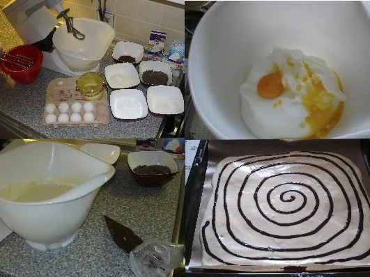 Weiß-Schwarz-Rolle - Rezept - Bild Nr. 4