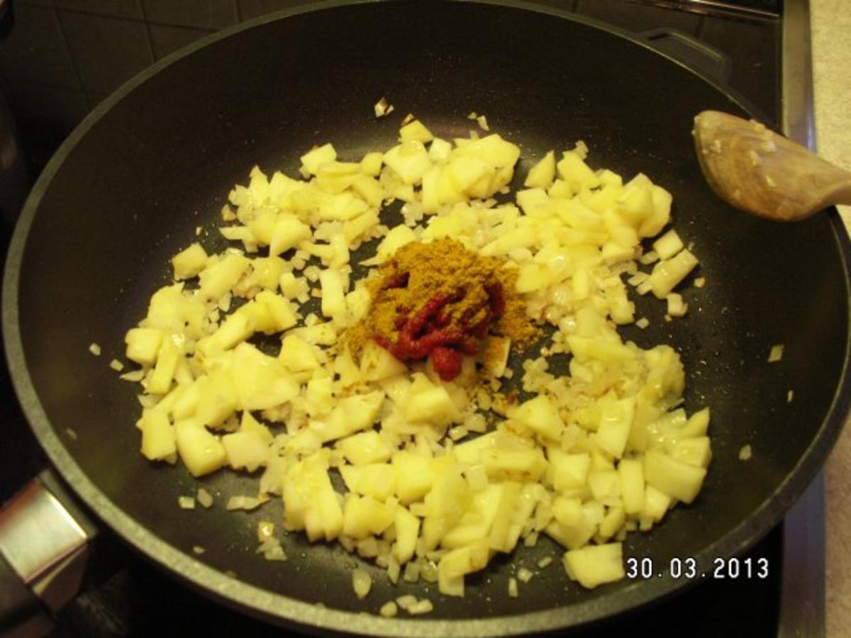 Curry-Reis mit Hähnchen und Paprika - Rezept - Bild Nr. 7