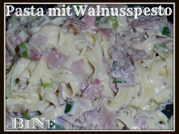 BiNe` S PASTA MIT WALNUSSPESTO - Rezept
