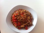 Paprika-Hack-Reis-Pfanne - Rezept