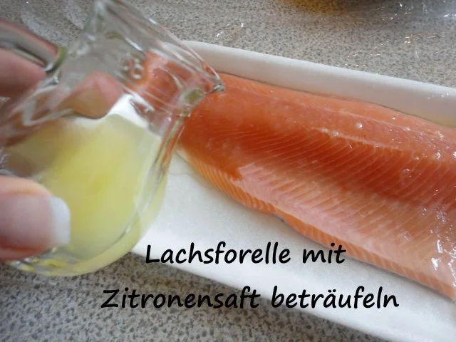 Lachs Forelle in Honig Curry Sauce - Rezept - Bild Nr. 11