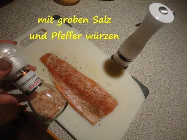 Lachs Forelle in Honig Curry Sauce - Rezept - Bild Nr. 12