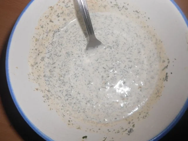 Rezept: Lachsfilet mit Kräuterdip Bild Nr. 5 Lachsfilet mit Kräuterdip - Rezept - Bild Nr. 5