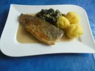 Kochen: Forelle gebraten mit Senfsoße und Mangoldgemüse - Rezept