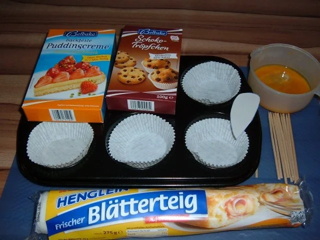 Kuchen : Hasen aus Blätterteig - Rezept - Bild Nr. 2