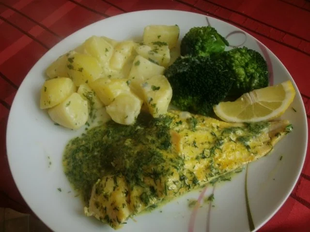 Gedünstetes Kabeljaufilet mit Broccoli und Sahnekartoffeln - Rezept - Bild Nr. 6