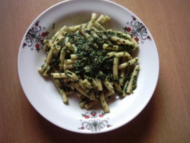 Pastasoße Grüne Soße mit Spinat - Rezept