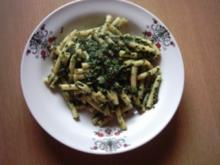 Pastasoße Grüne Soße mit Spinat - Rezept